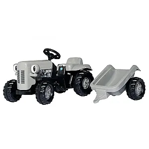 Rolly Kids Little Grey Fergie Pedal Tractor & Trailer