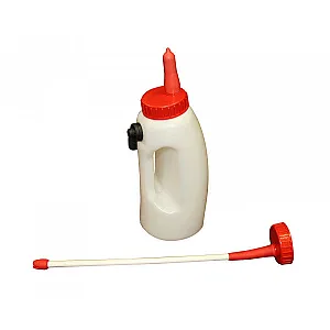 4LT MILKY CALF FEEDER C/W TEAT & PROBE