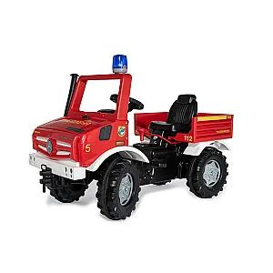 "ROLLY" FIRE UNIMOG W/GEARS BRAKES & FLASHLIGHT