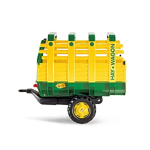 "ROLLY" GREEN SINGLE AXLE HAY WAGON