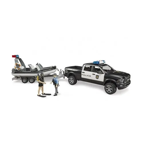 RAM 2500 POLICE PICKUP W/TRAILER & BOAT
