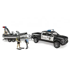 RAM 2500 POLICE PICKUP W/TRAILER & BOAT